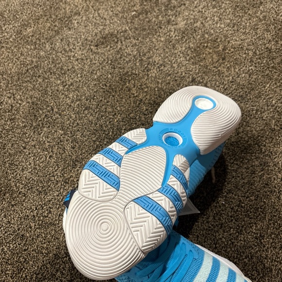 adidas Blue and White Athletic Shoes - Picture 3 of 5